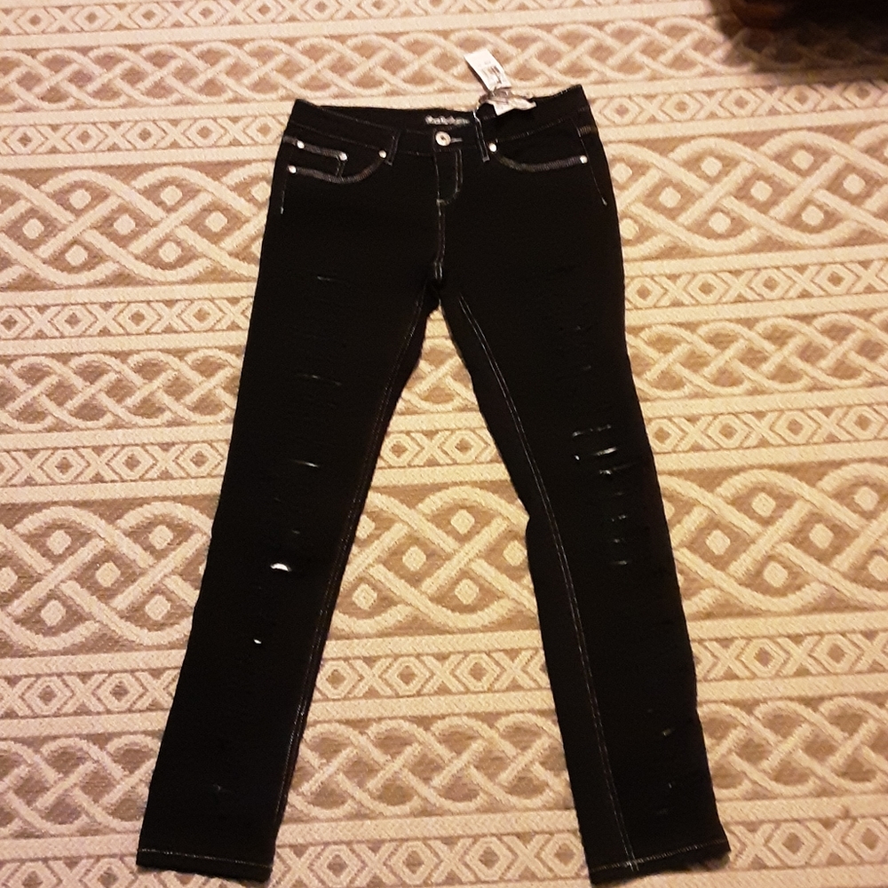 VANILLA STAR BLACK SKINNY JEANS